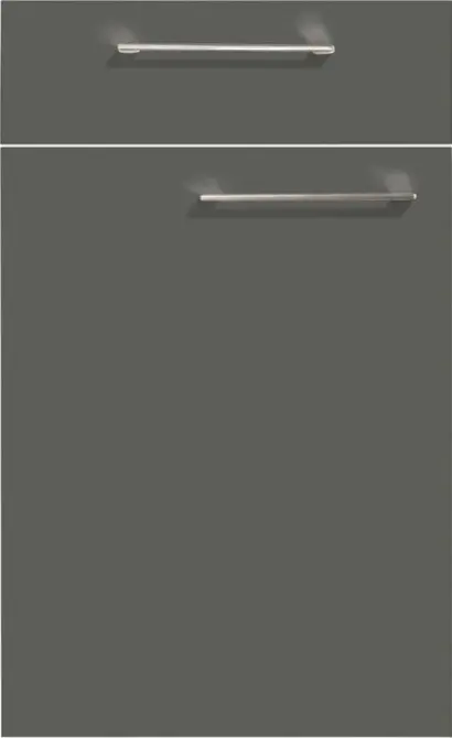 Nolte Lux front Quartz grey high gloss - 36G
