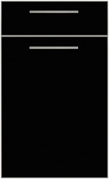 Nolte Flair front Black/Stainless steel look Nolte Flair front Black/Stainless steel look - 955