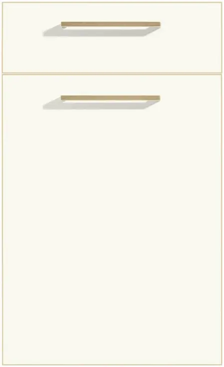 Nolte Flair front White/Brass look Nolte Flair front White/Brass look - 936