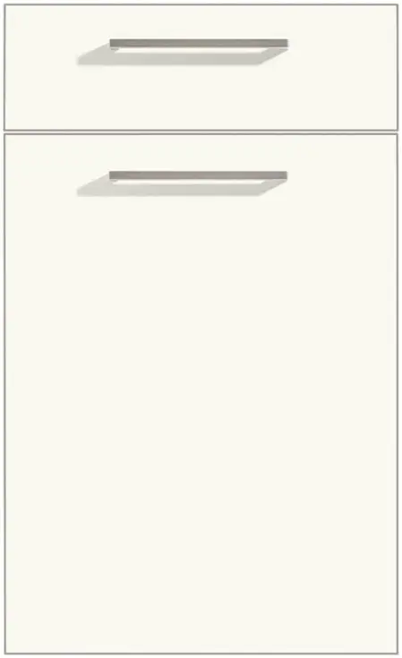 Nolte Flair front White/Stainless steel look Nolte Flair front White/Stainless steel look - 935