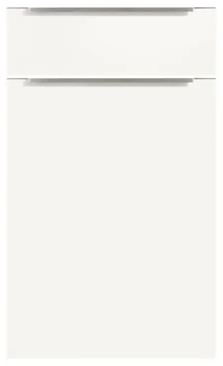 Nolte Glas Tec Satin front White high gloss Nolte Glas Tec Satin front White high gloss - 17W