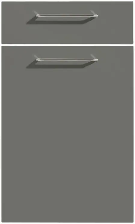 Nolte Nova Lack front Quartz grey high gloss - 73Q