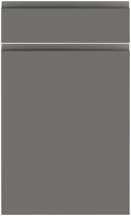 Nolte Sigma Lack front Quartz grey soft mat - D03