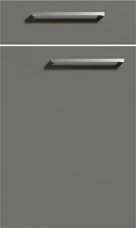 Nolte Soft Lack front Quartz grey soft mat - 76Q