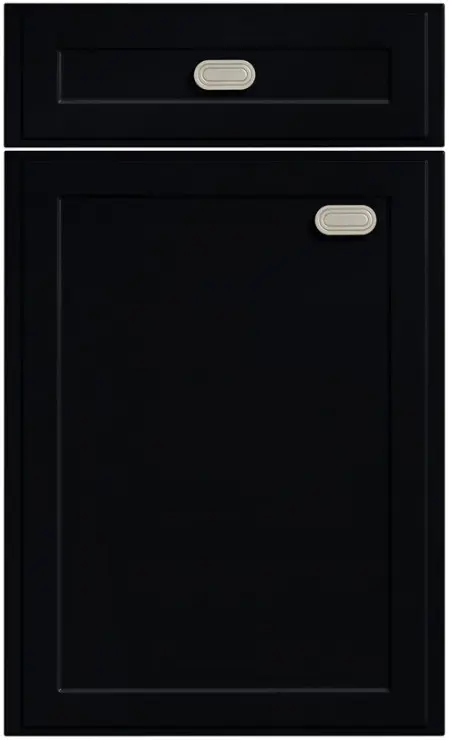 Nolte Torino Lack front Black soft mat Nolte Torino Lack front Black soft mat - C18